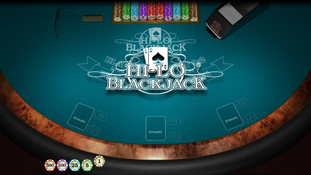 Hi Lo Blackjack Spielszene