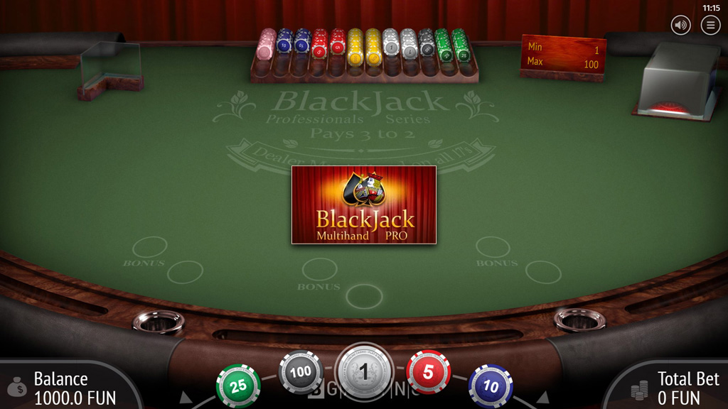Blackjack Multihand Pro Spielszene