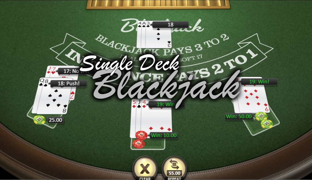 Blackjack Single Deck Spielszene