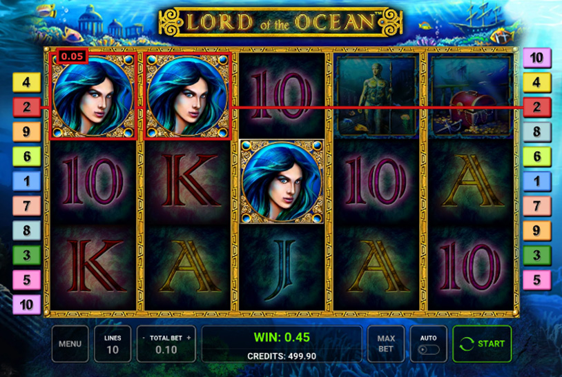 lord of the ocean slot