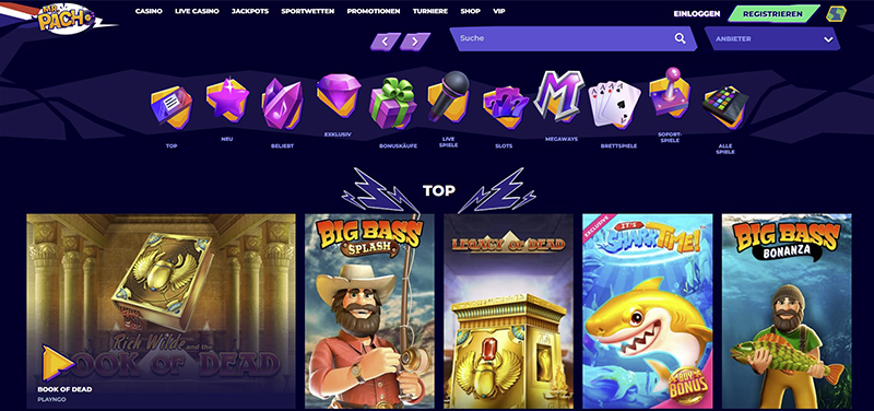 Mr. Pacho Casino website