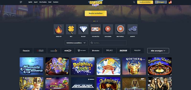 Snatch Casino website