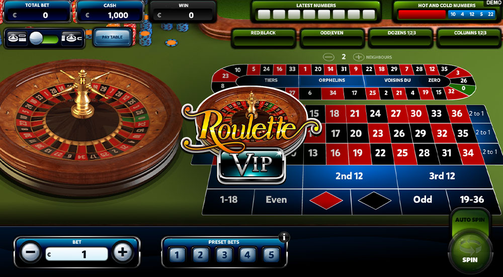 VIP Roulette Spielszene