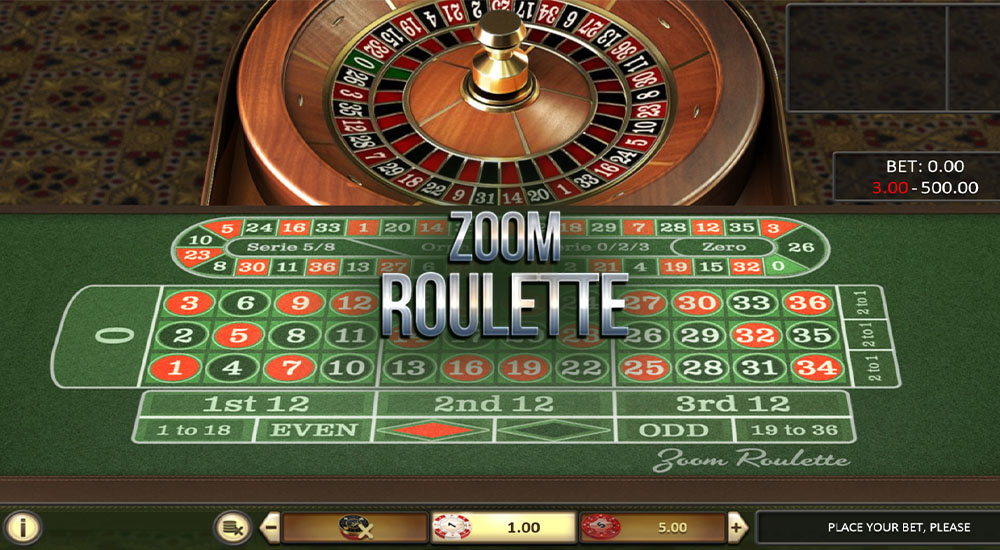 Zoom Roulette Spielszene